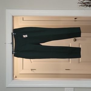 Dark Green Ankle Pants